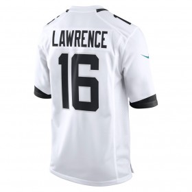 Miesten Jacksonville Jaguars NFL Pelipaita Trevor Lawrence 16 Nike Valkoinen 2021 NFL Draft